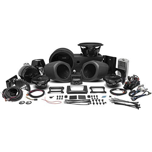 Rockford Fosgate GNRL-STAGE4 400 Watt Stereo, Front Lower Speaker, Rear Speaker, and Subwoofer Kit for Select 2016-2020 Polaris General Models Rockford Fosgate GNRL-STAGE4 400 Watt Stereo, Front Lower Speaker, Rear Speaker, and Subwoofer Kit for Select 2016-2020 Polaris General Models